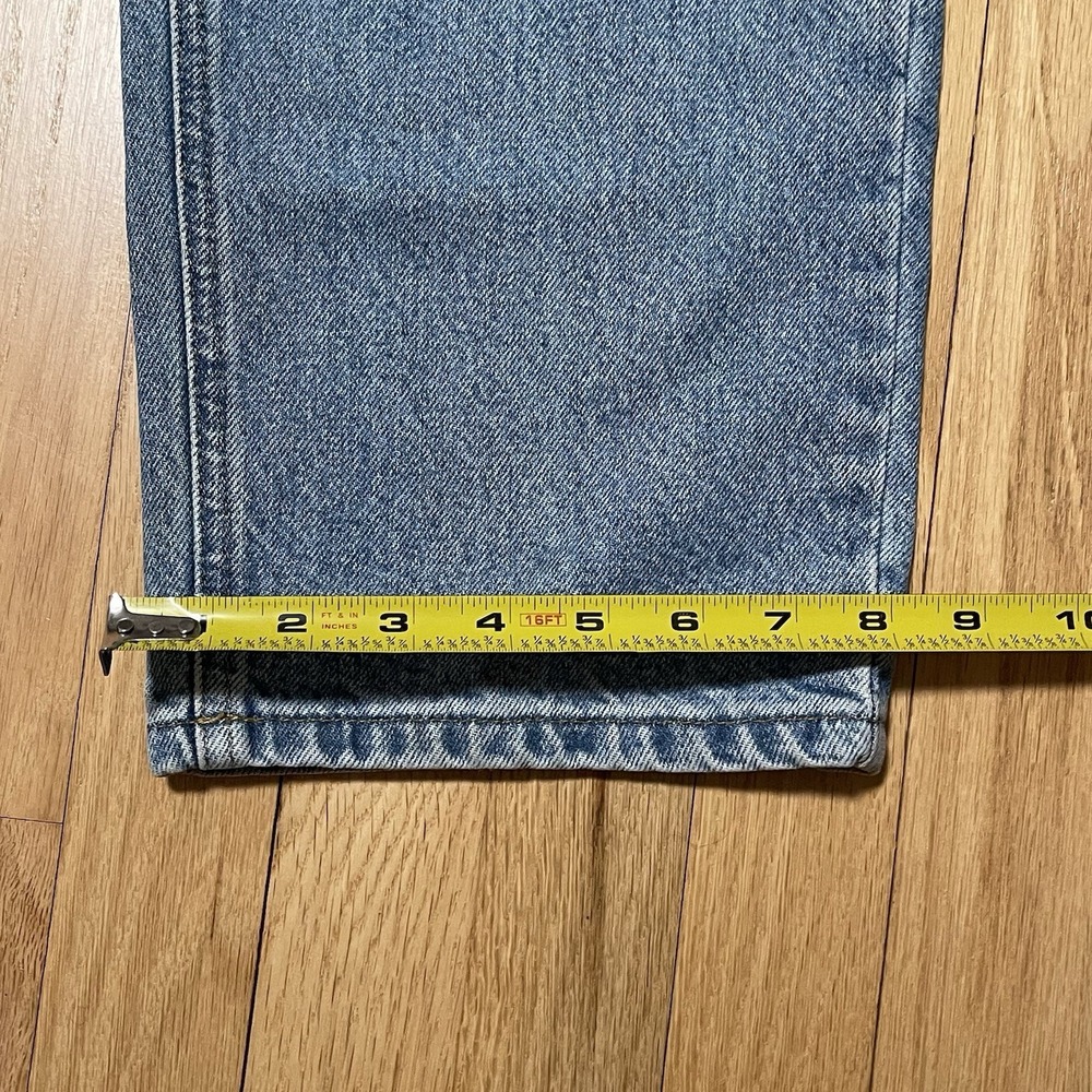 Carhartt Jeans Mens 40x32 Blue Relaxed Fit Straight Leg Denim Stretch Casual - Picture 4 of 8